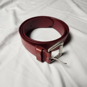 Amanda Smith Red Leather Belt